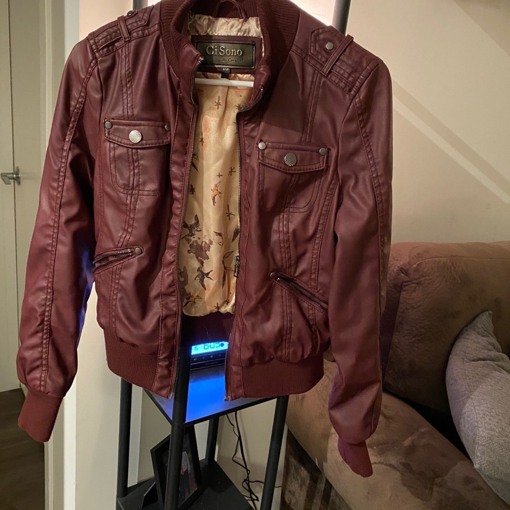 Leather jacket!